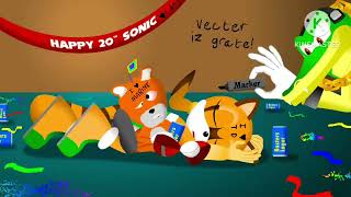 Sonic Boozerman Shortsbut with Vector [upl. by Eveleen]