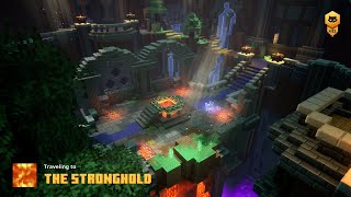 Minecraft Dungeons  Echoing Void DLC  The Stronghold All Secrets GAMEPLAY WALKTHROUGH [upl. by Aidualk221]