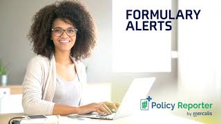 Formulary Alerts From Policy Reporter [upl. by Nek]