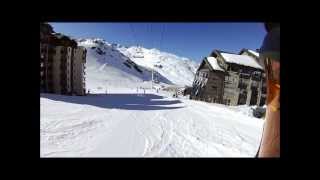 val thorens piste bleu quotle pluviomètrequot 2012 [upl. by Sully]