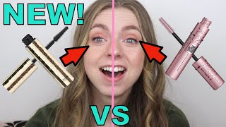 NEW MAYBELLINE SKY HIGH MASCARA vs LOREAL VOLUMINOUS LASH PARADISE I First Impressions amp Review [upl. by Belanger]