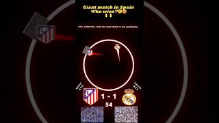 Atletico Madrid vs Real Madrid atleticomadrid realmadrid football marblerace bouncyball shorts [upl. by Mumford]