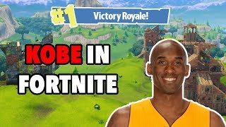 KOBE BRYANT in Fortnite Battle Royale [upl. by Rehoptsirhc]