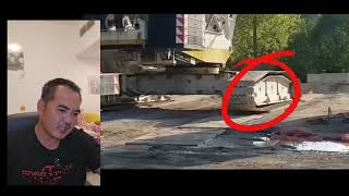 Crane accidents fyp viralvideo viralshorts crane construction siccuadventure engineering [upl. by Vaios509]