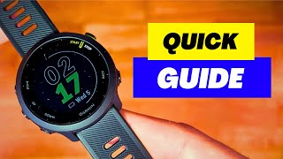 GARMIN Forerunner 55 FR55 Review⌚ All the QUICK Answers [upl. by Levins647]