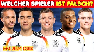 EM 2024 Quiz Kannst du die falschen Nationalspieler erraten  Fußball Quiz [upl. by Siuraj547]