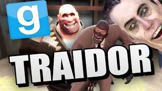 COMO TROLAR O PEDRINHO  Sou o Traidor xD   GMOD TTT [upl. by Assanav]