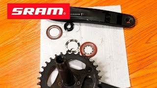 SRAM X1GXNXX01 Crankset Install Removal Maintenance GXP DUB BB  Trek Fuel EX [upl. by Dublin]