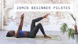 20 MIN PILATES WORKOUT FOR BEGINNERS  AT HOME CORE PILATES [upl. by Yrol]