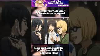 La SECUELA quotSECRETAquot de ATAQUE a los TITANES La Escena PostCreditos de SNK Last Attack shorts [upl. by Notnel]