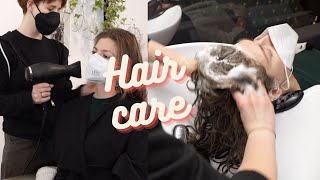 Italy meets best Italian Hairdresser  ASMR hair wash head massage and style  KIOTOAPPARENZA [upl. by Airotnahs]