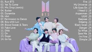 BTS PLAYLIST 2023  BEST SONG OF BTS [upl. by Ardnayek578]