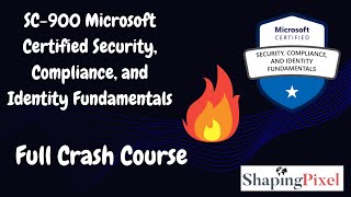 Full Crash Course  SC900 Microsoft Certified Security Compliance and Identity Fundamentals Exam [upl. by Arakal680]