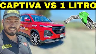 PRUEBA DE CONSUMO CHEVROLET CAPTIVA 2022 [upl. by Keiryt]