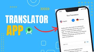 How to make complete Translator app in Android studio [upl. by Walburga]