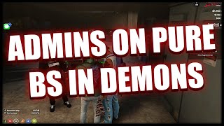 HILARIOUS ARGUMENTS DEMONSRP FLOCKA VS SUPER OPPS AND ADMINS IN DEMONS BOKC GOMFSFB [upl. by Emelia]