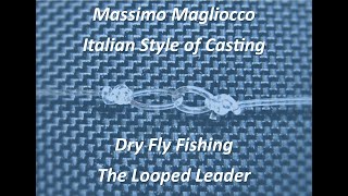 Dry Fly Fishing  Massimo Magliocco  The Looped Leader [upl. by Noguchi781]