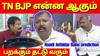 TN BJP பிரச்சினை என்ன ஆகும் முக்கிய பிரபலம் hospital போவார் naadi jothidar Babu latest prediction [upl. by Ameline]