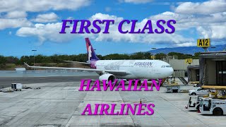 4K Flying in First Hawaiian Airlines HNL  SEA [upl. by Florenza752]