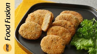 Chicken Cheese Nuggets Recipe By Food Fusion [upl. by Nirret]