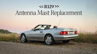 Mercedes Antenna Mast Replacement for R129 W124 W140 W201 W202 [upl. by Ayaladnot701]