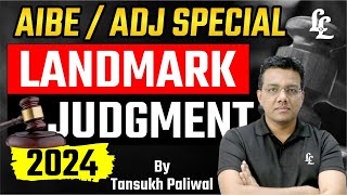 AIBEADJ Special  Landmark Judgment  Tansukh Paliwal  Linking Laws [upl. by Rebhun]