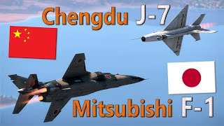 Mitsubishi F1 Vs Chengdu J7  Japan Vs China Dogfight  War Thunder [upl. by Alekim]