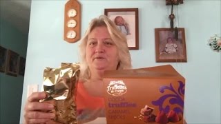 Tasting Video  Truffettes quotCocoa Truffles Caramel Specksquot [upl. by Kcirtapnhoj]