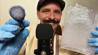 Multiple ASMR Triggers To Help You Relax Crinkles Camera brushing Shaving Cream Bubble Wrap [upl. by Lello]