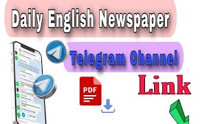 how to download english newspaper pdf free  Telegram channel link👇👇👇  the hindu epaper [upl. by Smitty]