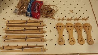 Wood and Rubber Band Clamps For my CNC Router [upl. by Tuneberg154]