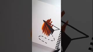 PaPeR PlanE ✈shortsrbjoydrawing drawing youtubeshorts short painting [upl. by Aylmar543]