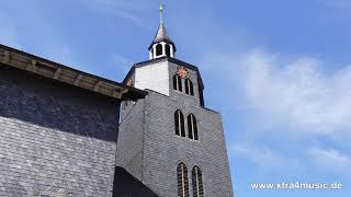 Kirchenglocken Glockenläuten Glockengeläut  Sankt Laurentius Kirche in Benneckenstein [upl. by Samid]