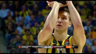 Bogdan Bogdanovic 27 points FenerbahceOlympiacos 6764  Euroleague [upl. by Lee]