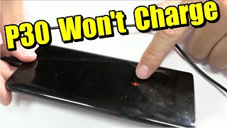 How to fix Huawei P30 wont charge  Motherboard Repair [upl. by Ynaiffit]