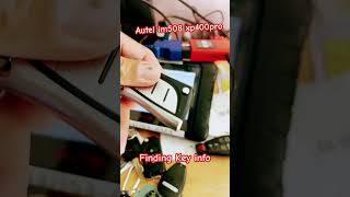 Key Information using autel im508 keyprogramming keyprogrammer autelum508 [upl. by Nav]