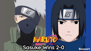 Sasuke Vs Kakashi Sasuke Wins 20 First Round [upl. by Buiron]