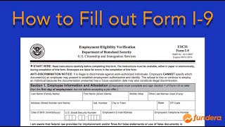 How to Fill out Form I9 Easy StepbyStep Instructions [upl. by Cawley]