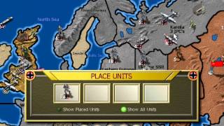 Lets Play Axis amp Allies 1998  The Aggression of Germany [upl. by Martsen]