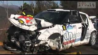 Robert Kubica Wypadek  Crash in Rally Ronde di Andora [upl. by Anitac584]