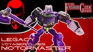 Legacy Voyager MOTORMASTER Animated EmGos Transformers Reviews N Stuff [upl. by Qooraf]