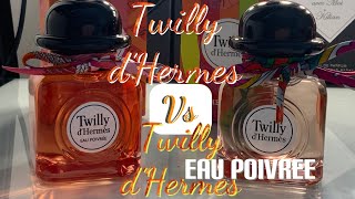 TWILLY d’Hermes VS TWILLY d’Hermes EAU POIVREE  PERFUME COLLECTION 2021 [upl. by Anirad]