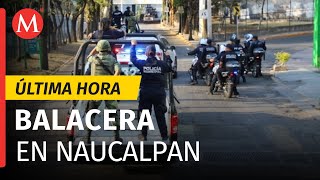 Reportan balacera en Naucalpan hay una persona sin vida [upl. by Melleta558]