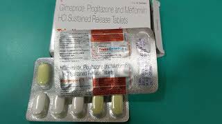 Glimepiride Pioglitazone Metformin Hydrochloride Tablets Uses in Hindi  Triglimiprex 2 [upl. by Krakow]