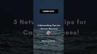 5 Networking Tips for Career Success   shorts psychologyfacts tips [upl. by Aikenahs835]