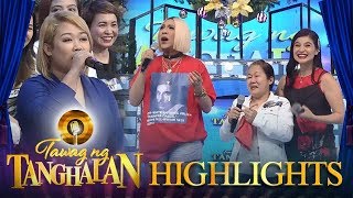 Tawag ng Tanghalan Anne and Vice are happy to hear Sheena Evangelistas mother sing [upl. by Nnairek231]