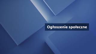 TVP 1  quotOgłoszenie społecznequot w nowej oprawie 03092021 [upl. by Ybbed]