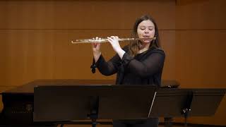 Dohnányi Passacaglia  Alison Fierst flute [upl. by Marian]