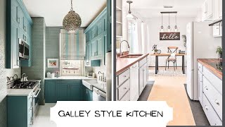 Do You Have A Galley Style Kitchen Galley Kitchen Home Decor amp Design  And Then There Was Style [upl. by Htabazile199]