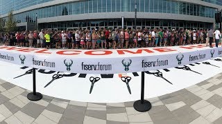 Watch Fiserv Forum Debuts With Opening Ceremony [upl. by Fulcher788]